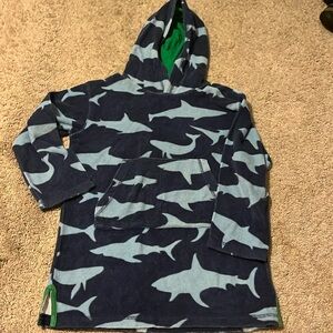 Mini Boden Towelling Hoodie